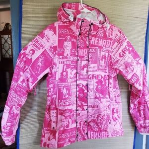 Vintage 90's Rare Grenade Fatigue Project Hooded Jacket